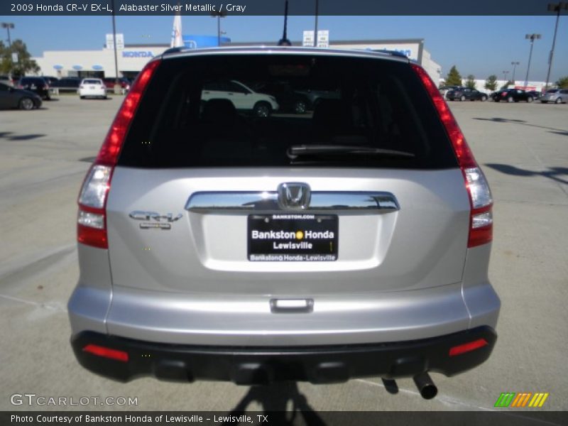 Alabaster Silver Metallic / Gray 2009 Honda CR-V EX-L