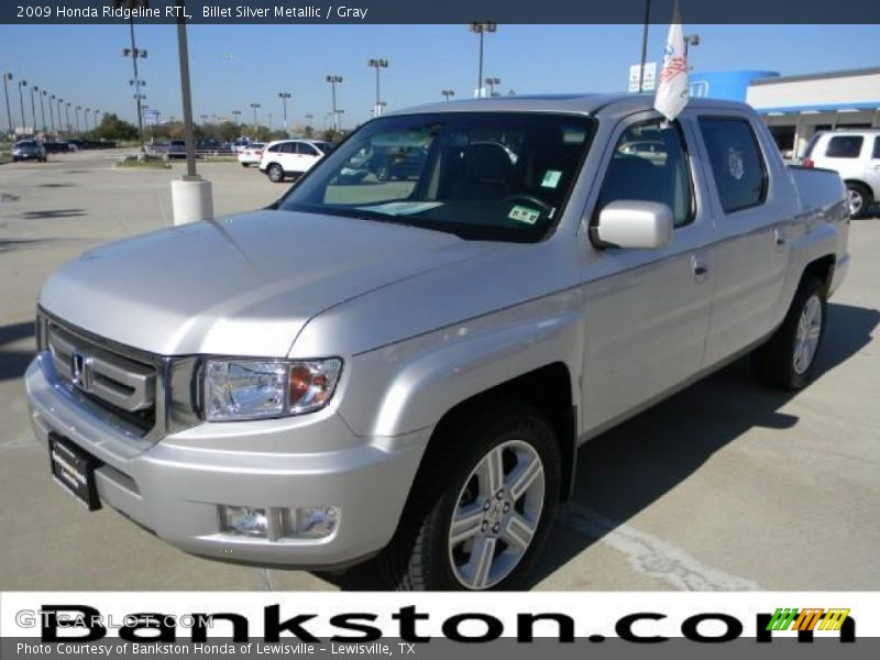 Billet Silver Metallic / Gray 2009 Honda Ridgeline RTL