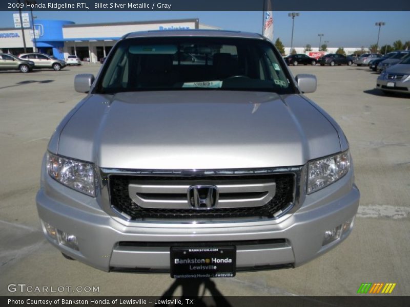 Billet Silver Metallic / Gray 2009 Honda Ridgeline RTL