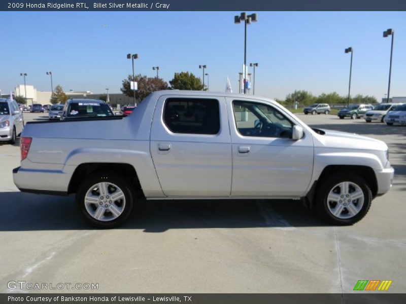 Billet Silver Metallic / Gray 2009 Honda Ridgeline RTL