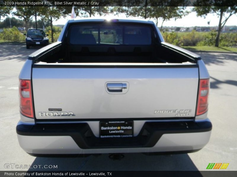 Billet Silver Metallic / Gray 2009 Honda Ridgeline RTL