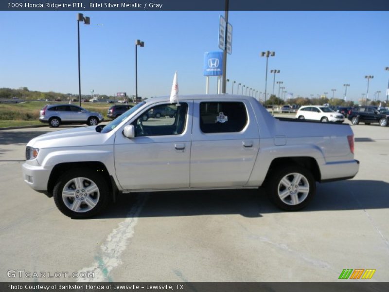 Billet Silver Metallic / Gray 2009 Honda Ridgeline RTL