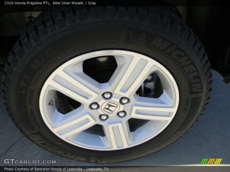 Billet Silver Metallic / Gray 2009 Honda Ridgeline RTL