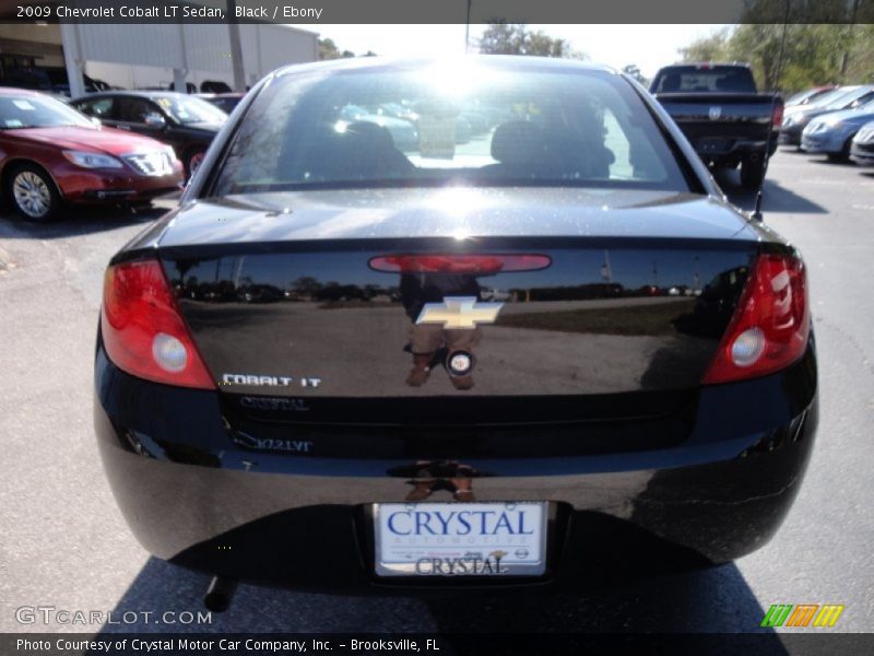 Black / Ebony 2009 Chevrolet Cobalt LT Sedan