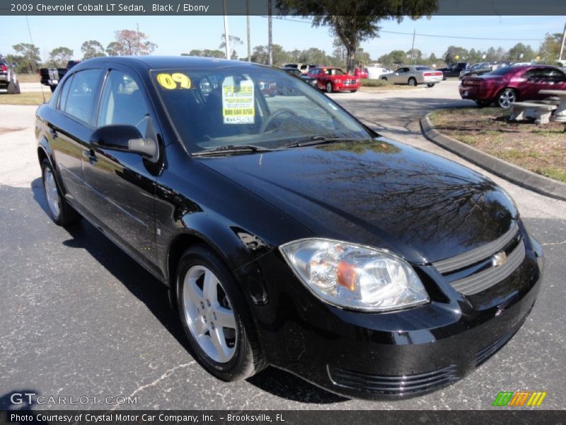 Black / Ebony 2009 Chevrolet Cobalt LT Sedan