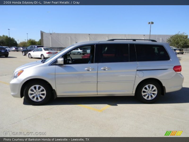 Silver Pearl Metallic / Gray 2009 Honda Odyssey EX-L