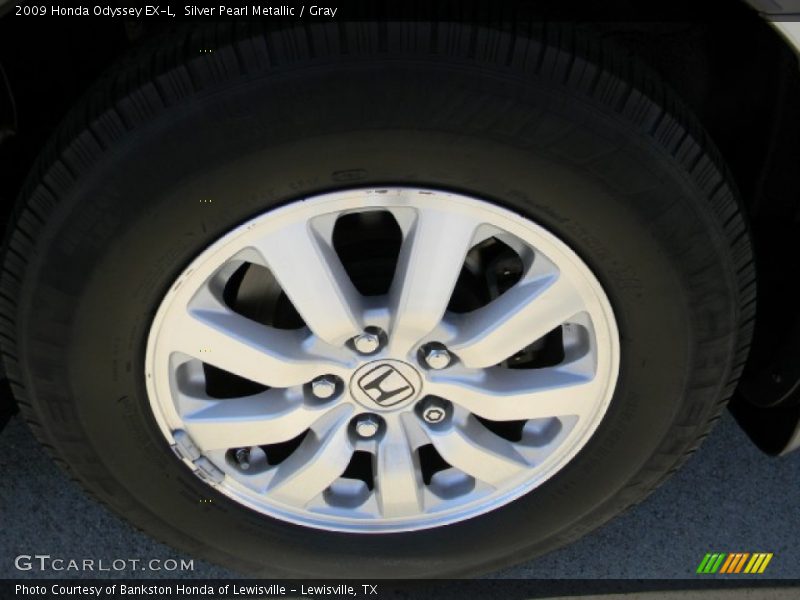 Silver Pearl Metallic / Gray 2009 Honda Odyssey EX-L