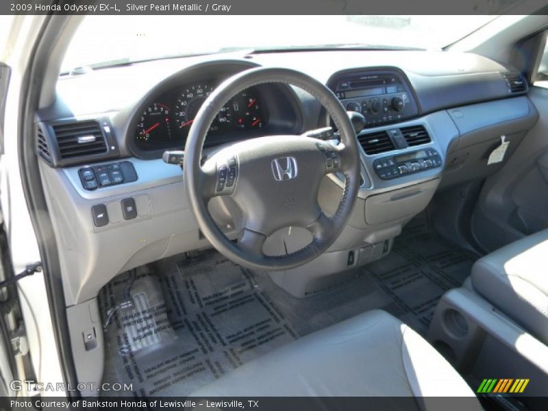 Silver Pearl Metallic / Gray 2009 Honda Odyssey EX-L