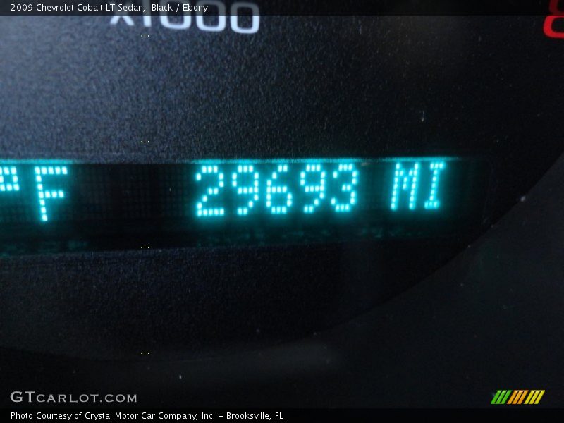 Black / Ebony 2009 Chevrolet Cobalt LT Sedan