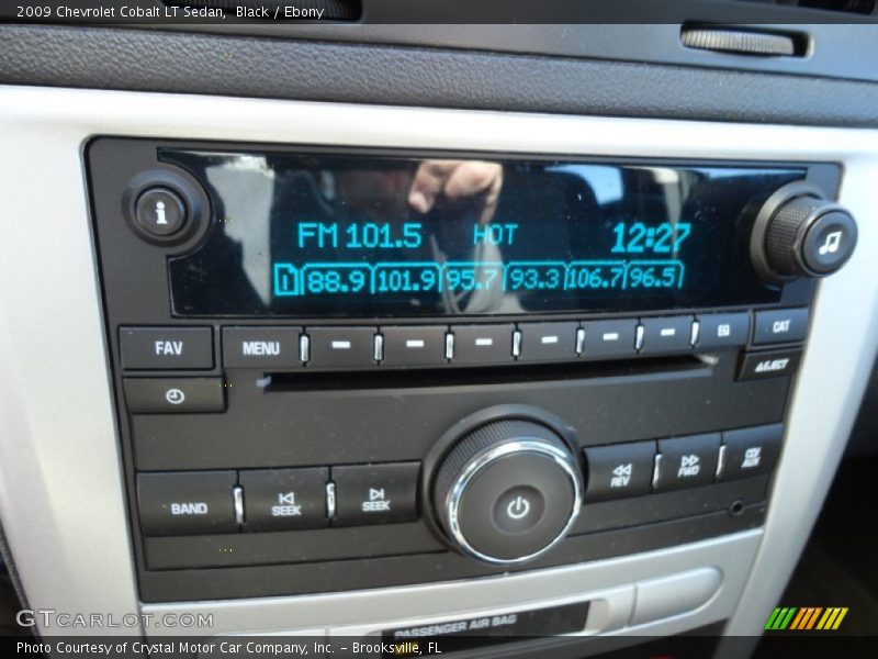 Black / Ebony 2009 Chevrolet Cobalt LT Sedan