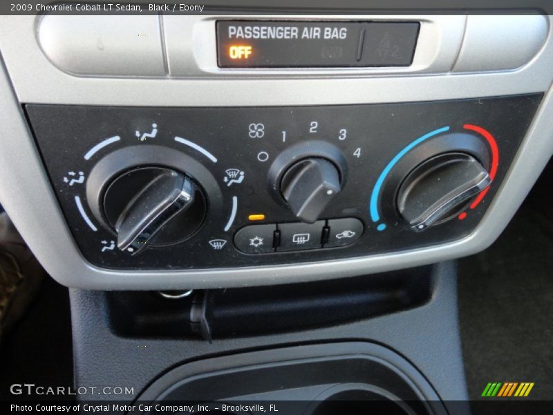 Black / Ebony 2009 Chevrolet Cobalt LT Sedan