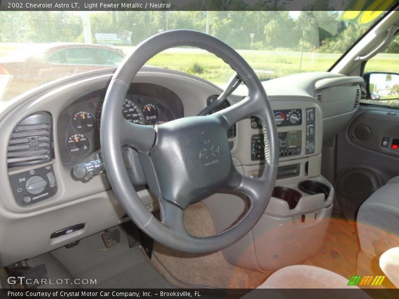 Light Pewter Metallic / Neutral 2002 Chevrolet Astro LT