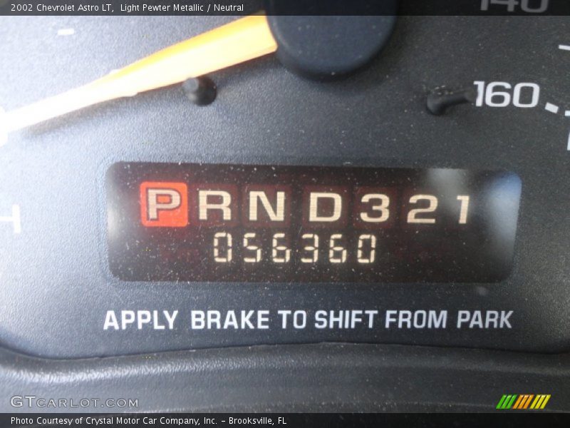 Light Pewter Metallic / Neutral 2002 Chevrolet Astro LT