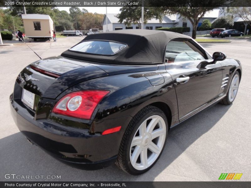 Black / Dark Slate Grey/Cedar 2005 Chrysler Crossfire Limited Roadster