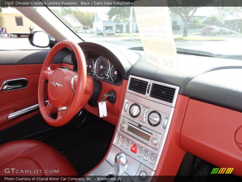 Black / Dark Slate Grey/Cedar 2005 Chrysler Crossfire Limited Roadster