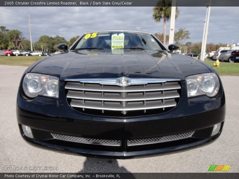 Black / Dark Slate Grey/Cedar 2005 Chrysler Crossfire Limited Roadster