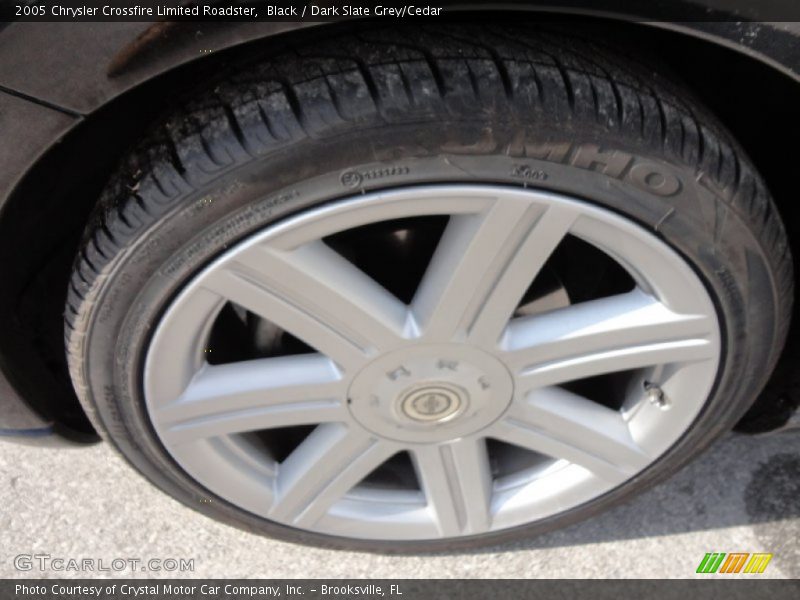 Black / Dark Slate Grey/Cedar 2005 Chrysler Crossfire Limited Roadster