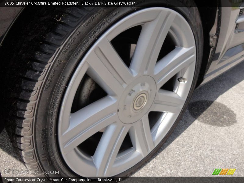 Black / Dark Slate Grey/Cedar 2005 Chrysler Crossfire Limited Roadster