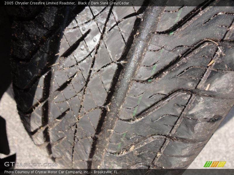Black / Dark Slate Grey/Cedar 2005 Chrysler Crossfire Limited Roadster