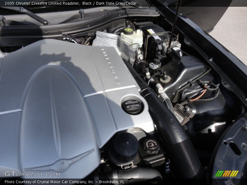 Black / Dark Slate Grey/Cedar 2005 Chrysler Crossfire Limited Roadster