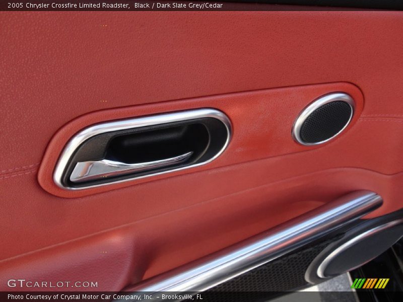 Black / Dark Slate Grey/Cedar 2005 Chrysler Crossfire Limited Roadster