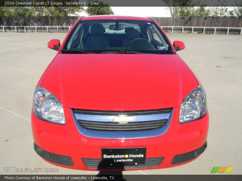 Victory Red / Gray 2009 Chevrolet Cobalt LT Coupe