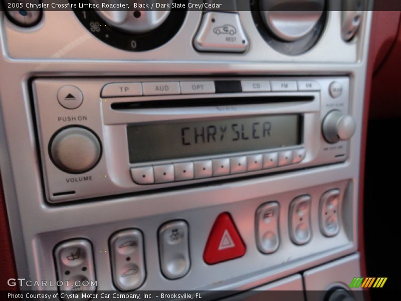 Black / Dark Slate Grey/Cedar 2005 Chrysler Crossfire Limited Roadster