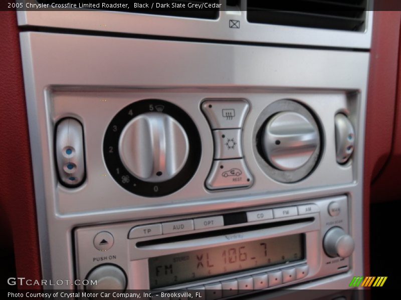 Black / Dark Slate Grey/Cedar 2005 Chrysler Crossfire Limited Roadster