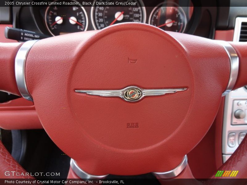 Black / Dark Slate Grey/Cedar 2005 Chrysler Crossfire Limited Roadster
