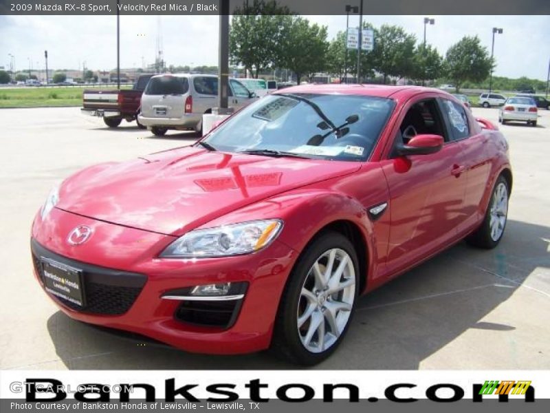 Velocity Red Mica / Black 2009 Mazda RX-8 Sport