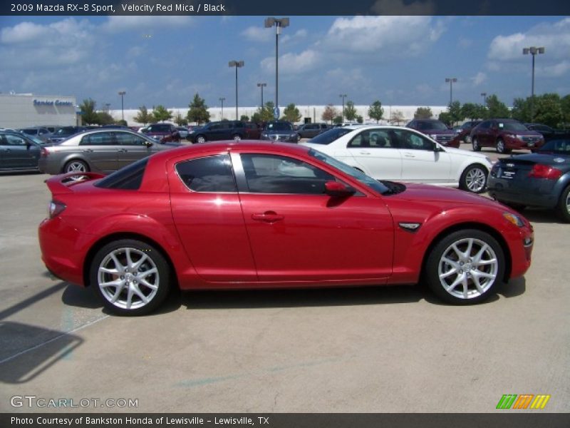 Velocity Red Mica / Black 2009 Mazda RX-8 Sport