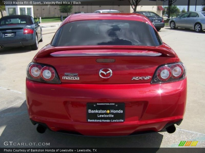Velocity Red Mica / Black 2009 Mazda RX-8 Sport