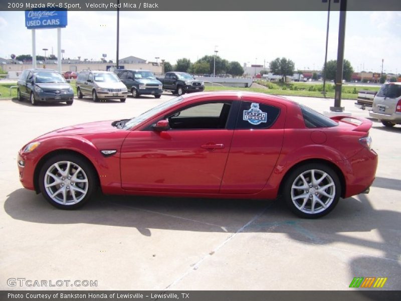 Velocity Red Mica / Black 2009 Mazda RX-8 Sport