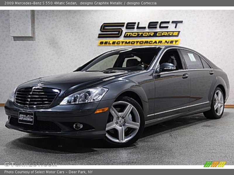 designo Graphite Metallic / designo Corteccia 2009 Mercedes-Benz S 550 4Matic Sedan