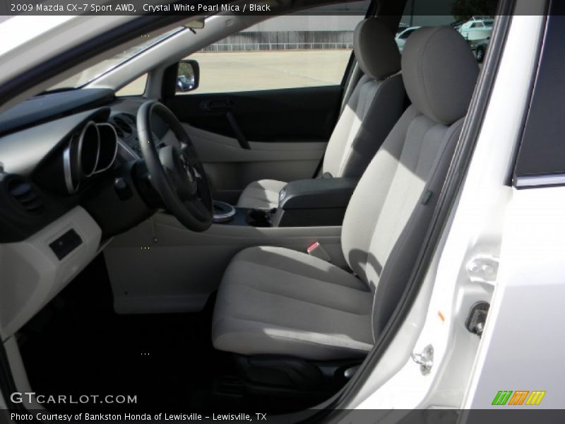 Crystal White Pearl Mica / Black 2009 Mazda CX-7 Sport AWD