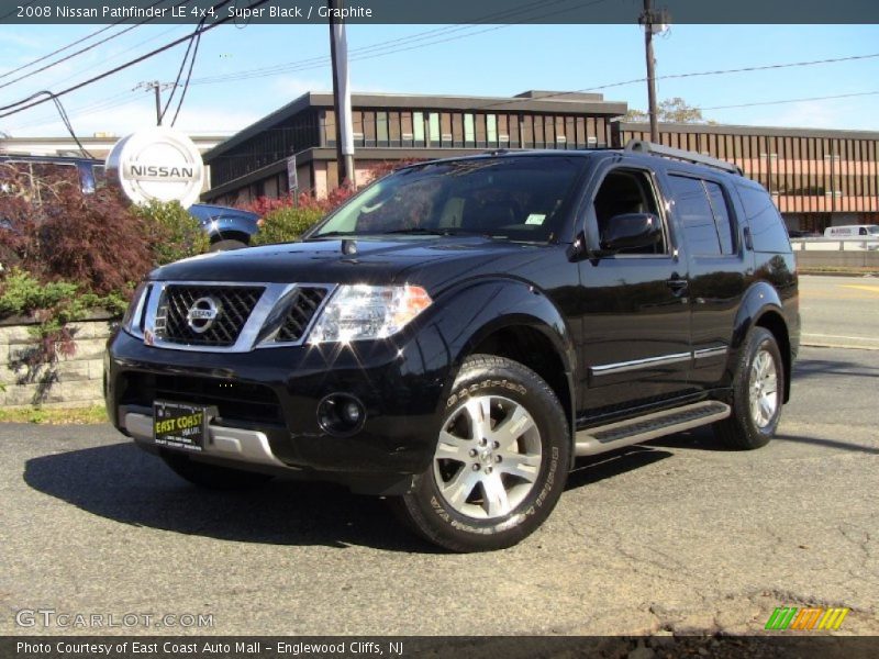 Super Black / Graphite 2008 Nissan Pathfinder LE 4x4