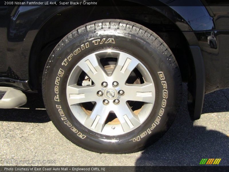 Super Black / Graphite 2008 Nissan Pathfinder LE 4x4