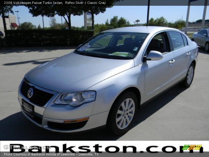 Reflex Silver / Classic Gray 2008 Volkswagen Passat Turbo Sedan