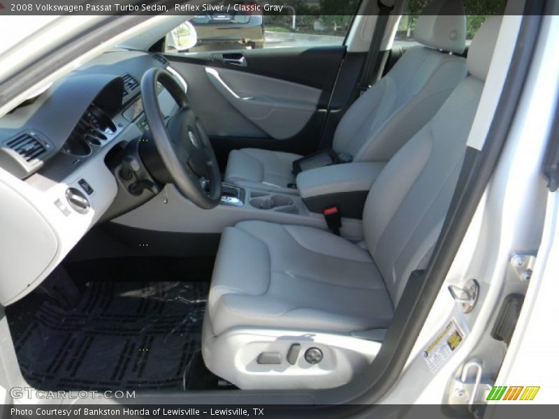  2008 Passat Turbo Sedan Classic Gray Interior