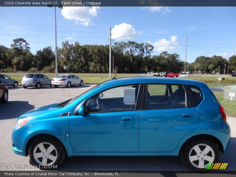 Tahiti Green / Charcoal 2009 Chevrolet Aveo Aveo5 LT