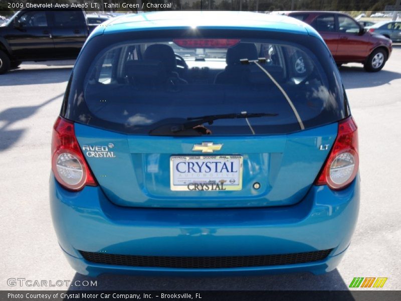Tahiti Green / Charcoal 2009 Chevrolet Aveo Aveo5 LT