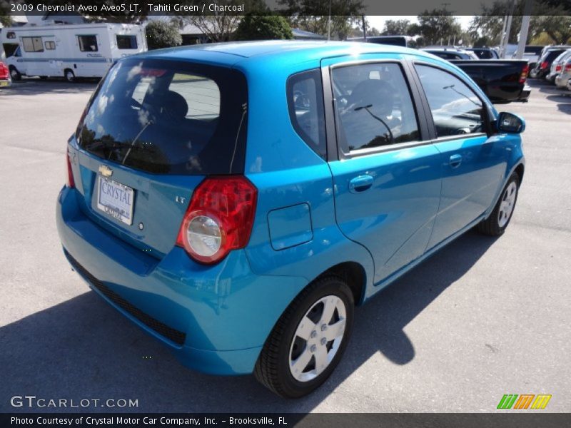 Tahiti Green / Charcoal 2009 Chevrolet Aveo Aveo5 LT
