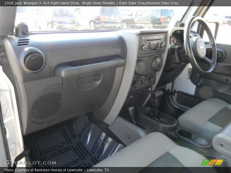  2008 Wrangler X 4x4 Right Hand Drive Dark Slate Gray/Medium Slate Gray Interior