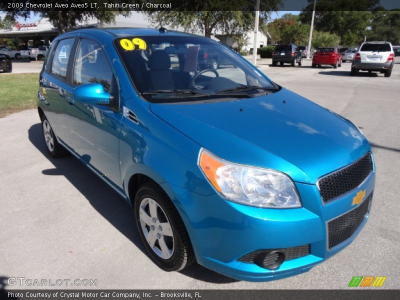 Tahiti Green / Charcoal 2009 Chevrolet Aveo Aveo5 LT