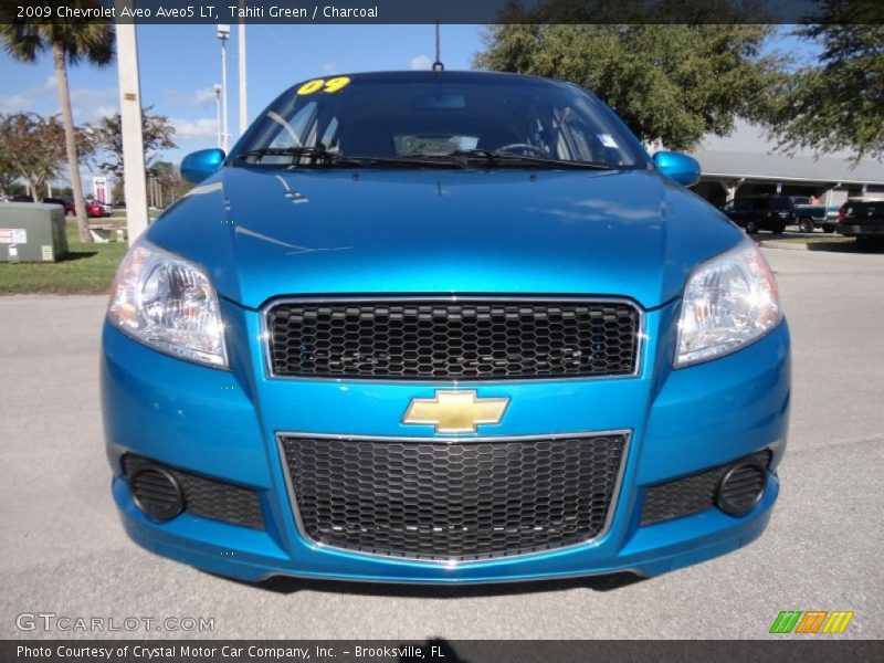 Tahiti Green / Charcoal 2009 Chevrolet Aveo Aveo5 LT