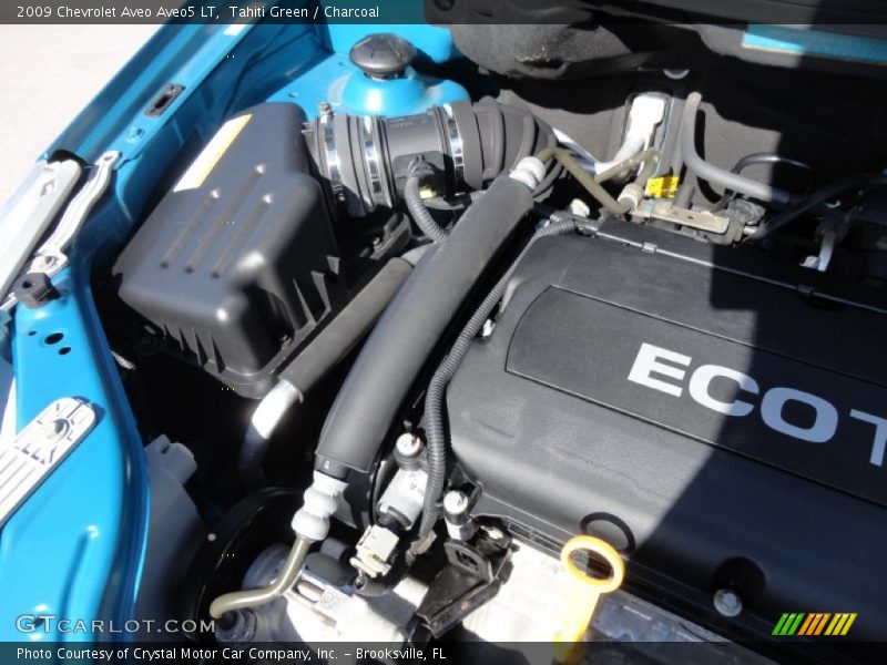Tahiti Green / Charcoal 2009 Chevrolet Aveo Aveo5 LT