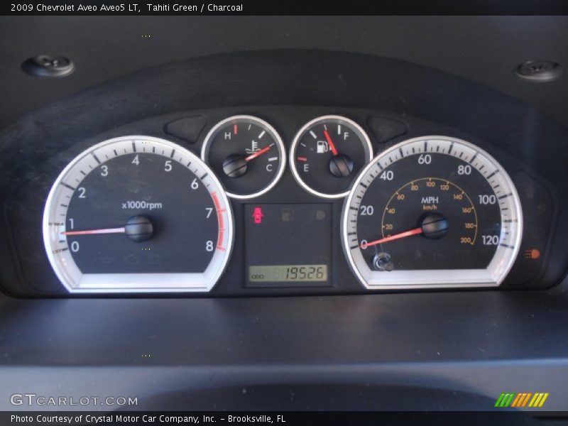 Tahiti Green / Charcoal 2009 Chevrolet Aveo Aveo5 LT