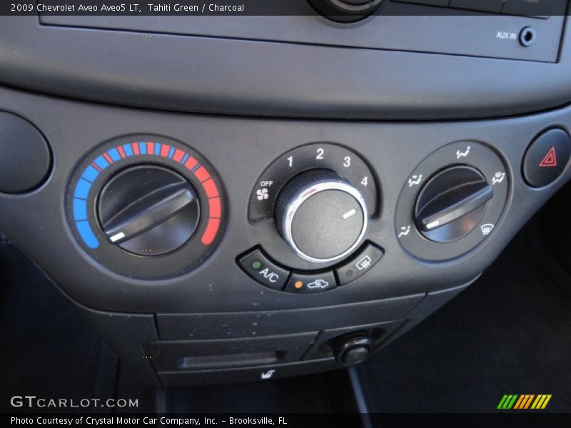Tahiti Green / Charcoal 2009 Chevrolet Aveo Aveo5 LT