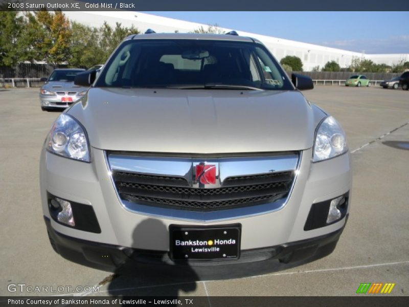 Gold Mist / Black 2008 Saturn Outlook XE