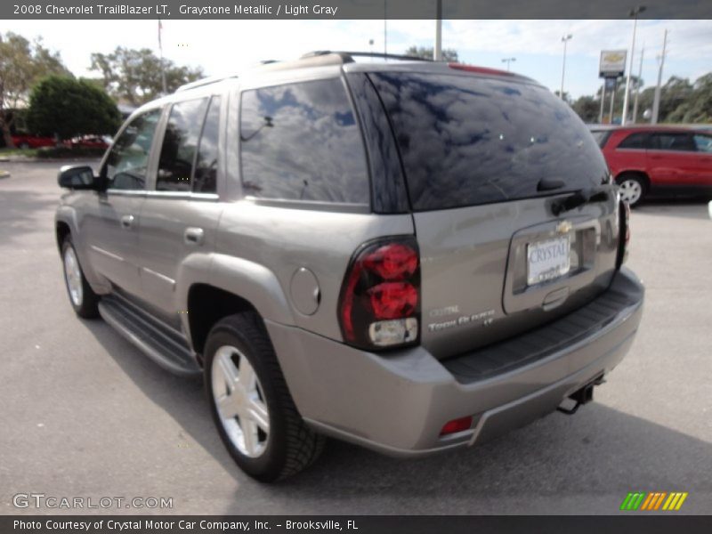 Graystone Metallic / Light Gray 2008 Chevrolet TrailBlazer LT
